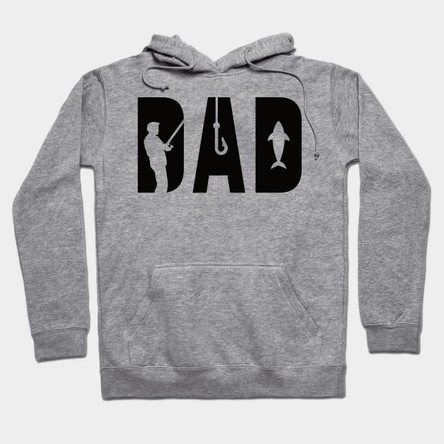 DAD Fishing, Design For Daddy Hoodie by Promen Shirts